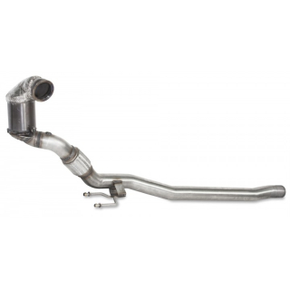 HJS Downpipe 90 95 1135 ø 76 mm VAG 2.0 TSI (Euro 6) Allrad (Audi S3 8V / Seat Leon Cupra 4x4 / VW GOLF 7 R) - ECE-Zulassung