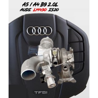 PnP-Turbo by Ladermanufaktur LM430-IS20 Upgrade Turbolader (Audi A4 / A5 B9 /  A6 C8 / A7 / Porsche Macan 2.0TSI)