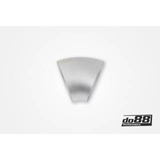 DO88 Aluminiumrohr 45° 89x3 mm, kurzer Radius