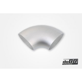 DO88 Aluminiumrohr 90° 89x3 mm, kurzer Radius
