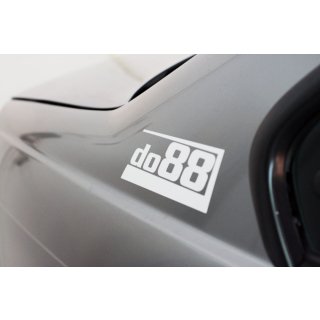 DO88 do88 Aufkleber Silber 180x67mm (2 Stück)