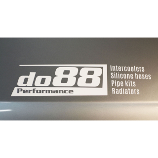 DO88 do88 Aufkleber Silber 300x75mm